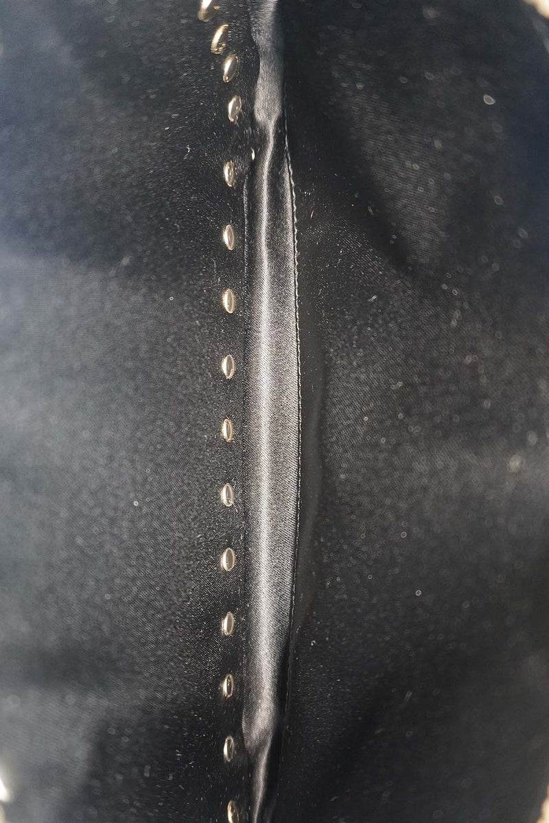Garavani premium bags detail and craftsmanship close-up