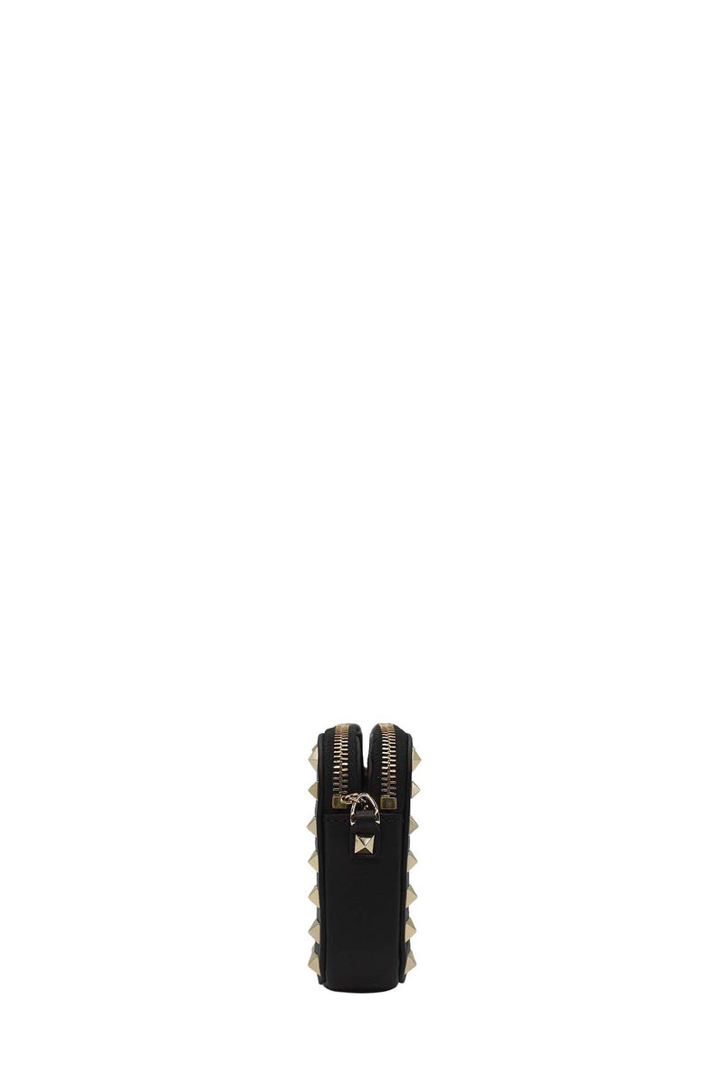 Close-up of Garavani bags hardware and fine stitching