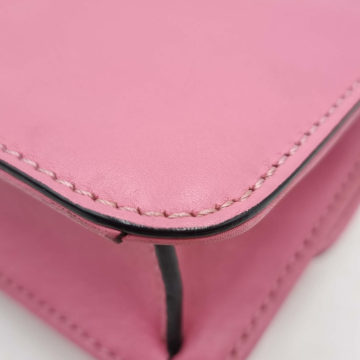Close-up of Mini bags hardware and fine stitching