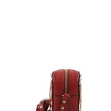 Close-up of Polka bags hardware and fine stitching