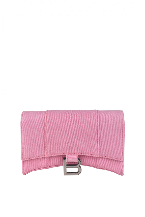 Balenciaga Wallets? Balenciaga Women Hourglass Wallet On Chain Premium Leather Designer Wallet
