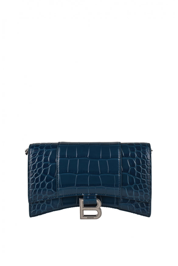 Balenciaga Wallets? Balenciaga Women Hourglass Wallet On Chain Compact Luxury Card Wallet