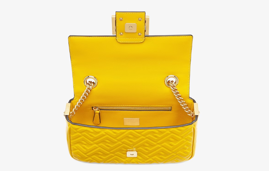 Fendi Bags? Fendi Baguette Chain Midi Nappa leather Bag Premium Designer Shoulder Bag