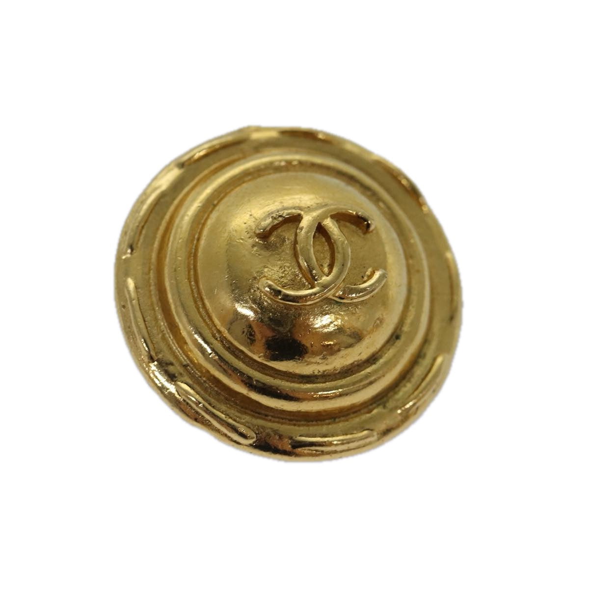 Chanel Jewellery? Chanel COCO Mark Earring metal Gold Auth yk14445 Luxury Designer Statement Jewellery